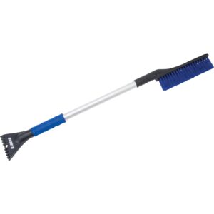 Brosse à neige très longue, lame Polypropylène, 34" Longueur, Bleu