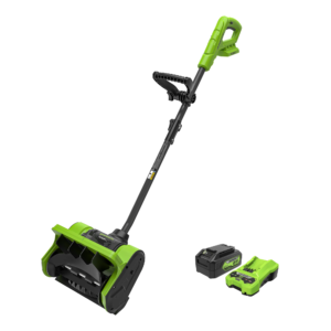 Pelle à neige sans balais 24 V 12 pouces, batterie 5,0 Ah et chargeur inclus