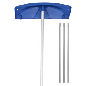 Râteau à neige VEVOR pour toit de voiture, grattoir à neige de 1,2 m de long, lame en mousse de 45 cm pour éviter les rayures, poignée antidérapante, outil léger pour déneiger et nettoyer les feuilles et débris sur le toit d'un véhicule ou d'un garage.