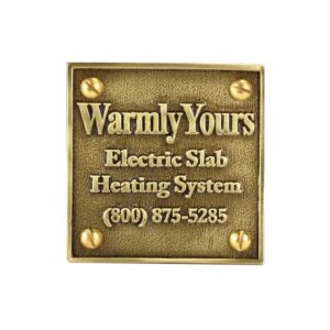 WarmlyYours Plaque au sol pour système de fonte de neige