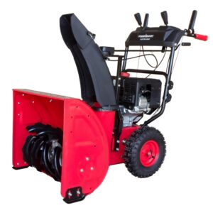 PowerSmart Souffleuse à neige à essence à démarrage électrique de 212 cm3, 24 po