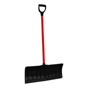 Terra, Pousse-Neige Ergo de Era 26'', Lame Noire, Manche Rouge Pelle 26" pour pousser la neige.