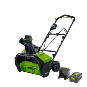 Souffleuse à neige 60 V 20 po, batterie 4,0 Ah et chargeur inclus