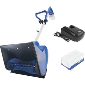 Ensemble Pelle à Neige électrique Snow Joe sans cordon de 24 V et 28 cm avec batterie de 4,0 Ah et chargeur