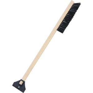 Balai à neige, 25" Longueur, Beige/Noir