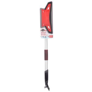 Balai à neige antiégratignures, Télescopique, lame Mousse de CAV/E, 52" Longueur, Rouge