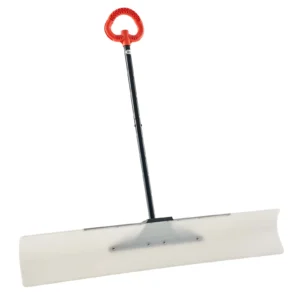 Pelle à neige VEVOR, pelle déneigeuse extérieure de 122 cm avec poignée ergonomique, lame en plastique PEHD, pelle d'hiver avec manche segmenté, bande métallique, outil de déneigement portable pour allée et jardin.